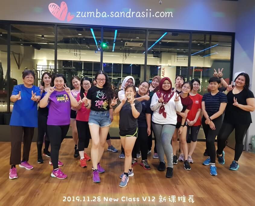 Studio Class at Level Up Fitness, AEON Mall Kuching Zumba Journey